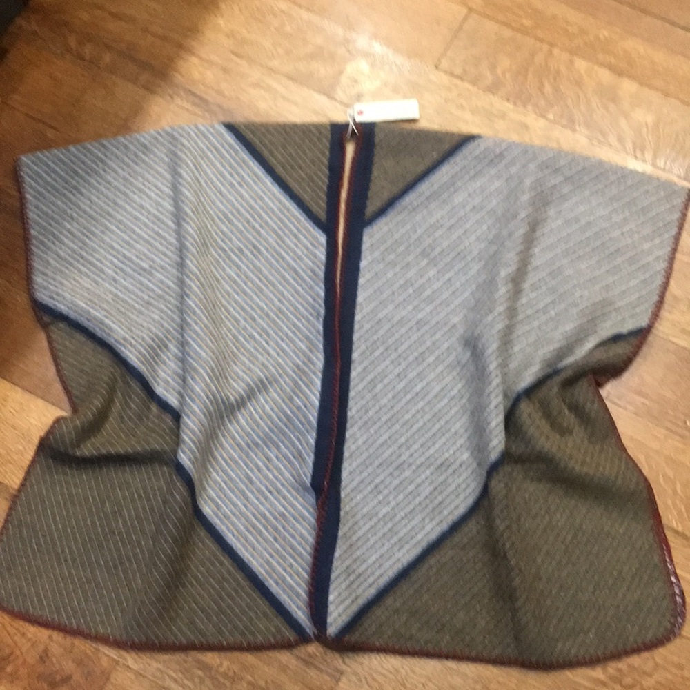 Quagga Poncho Shawl Sweater